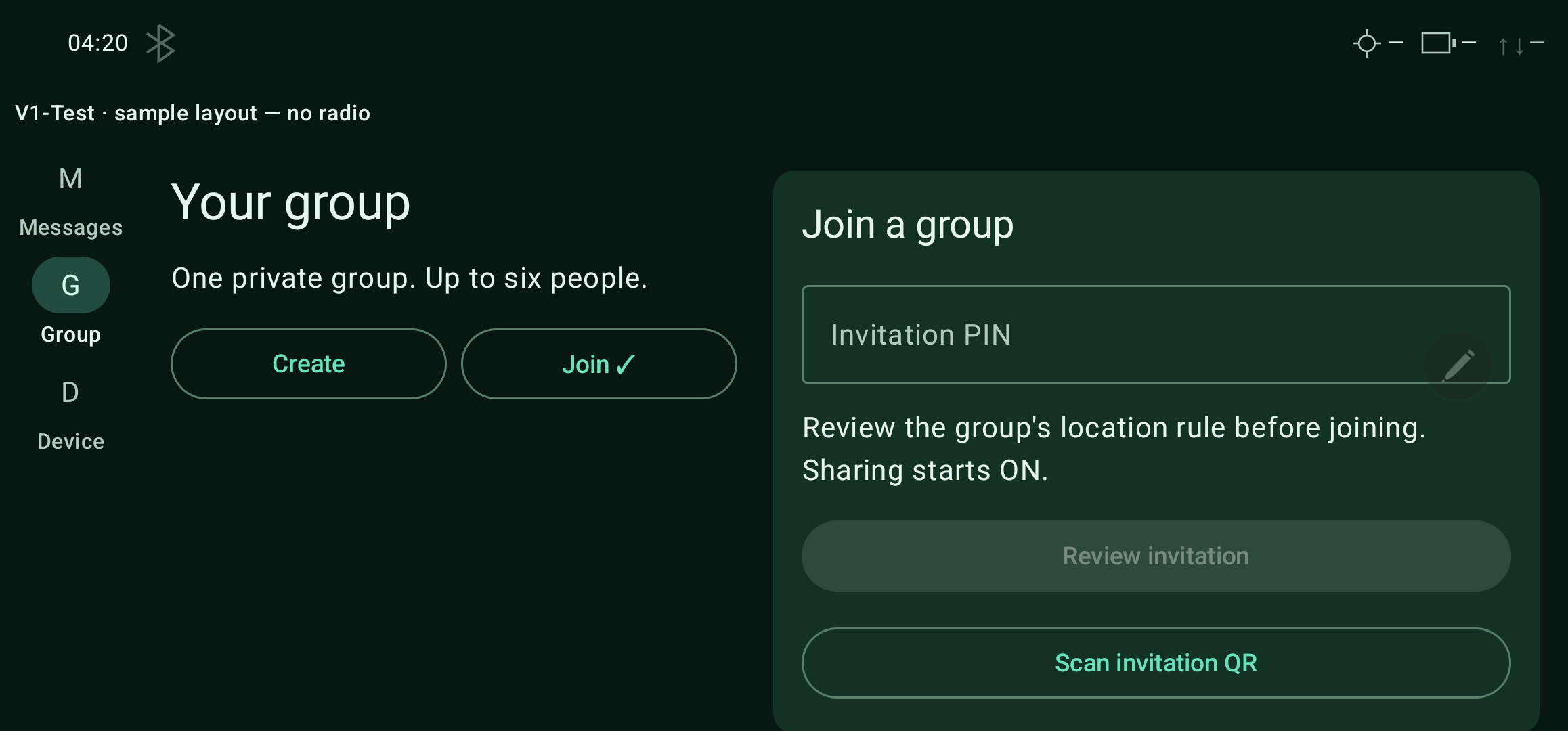 Join a group — landscape