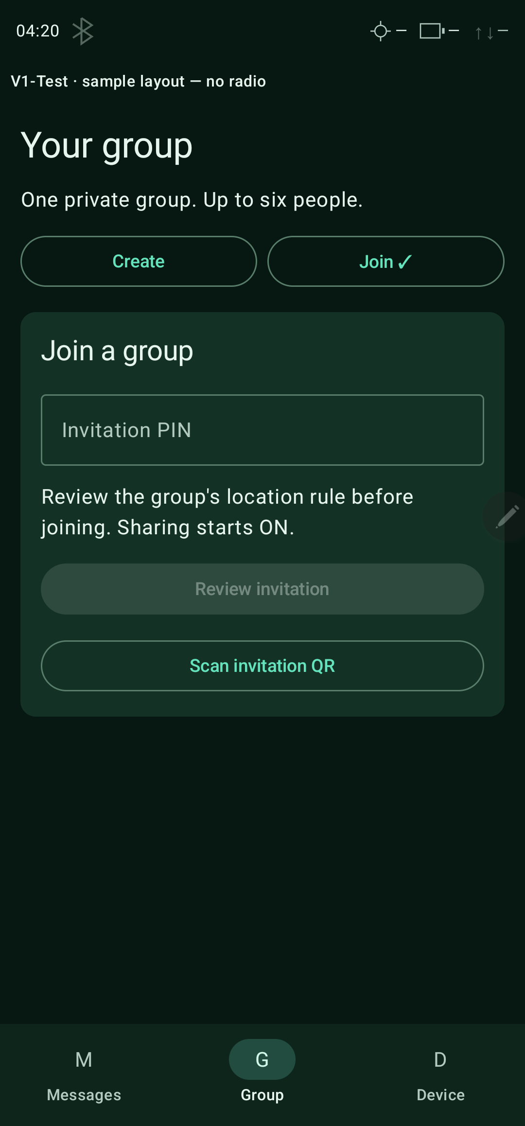 Join a group — portrait