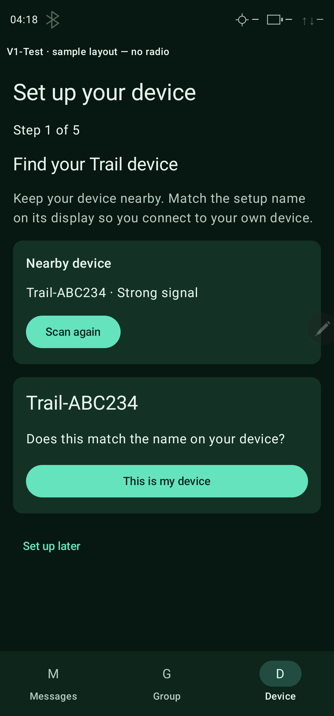 Find your device — portrait